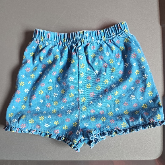 Baby's Pink and Blue Small Steps Floral Summer Set - Picture 4 of 5